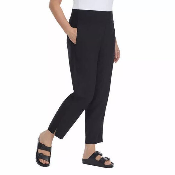 Kirkland Signature Ladies' Comfortable Summer Ankle Pant, Black - Picture 1 of 16